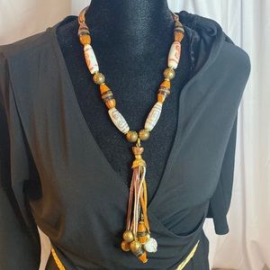 Gorgeous vintage boho necklace. So beautiful and unusual!
